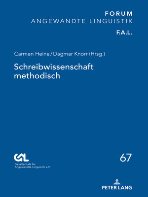 cover image of Schreibwissenschaft methodisch